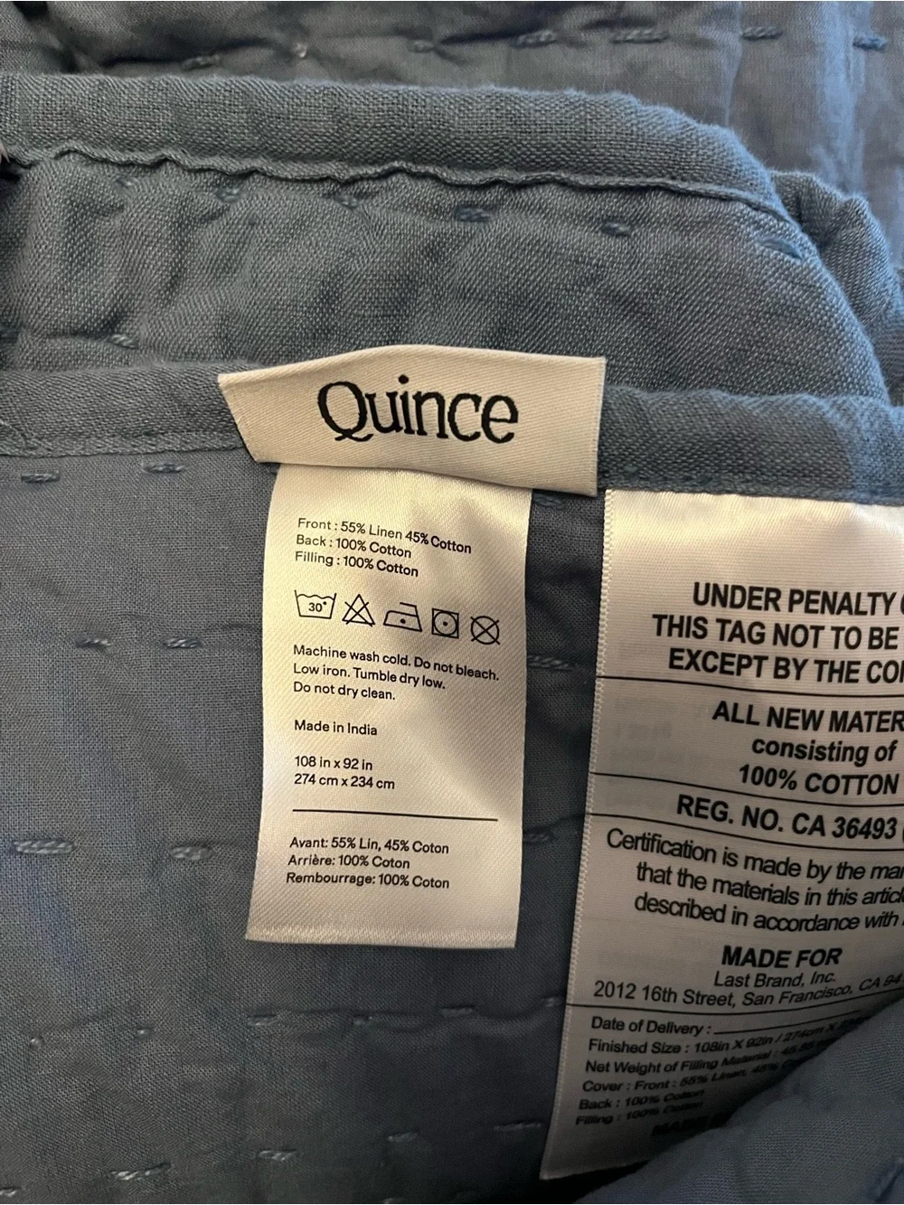 Quince nwot king